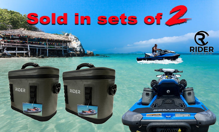 PWC Jet ski Rider Coolers Set of 2 - SPECIAL SALE