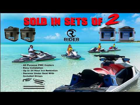 PWC Jet ski Rider Coolers Set of 2 - SPECIAL SALE